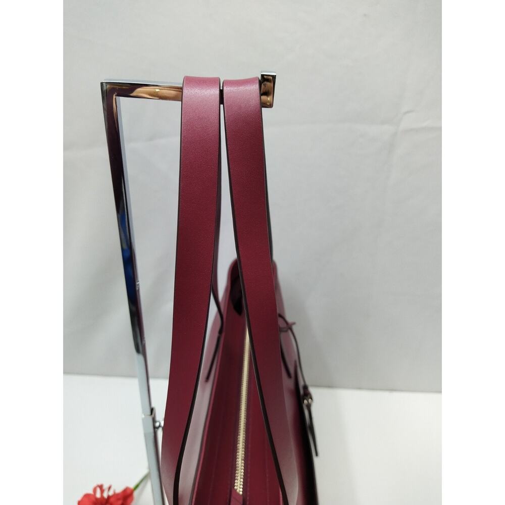 Kate Spade New York Lalena Blackberry Leather Pocket Large ote - NWT $429 - Picture 5 of 16